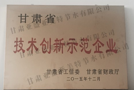 技术创新示范企业